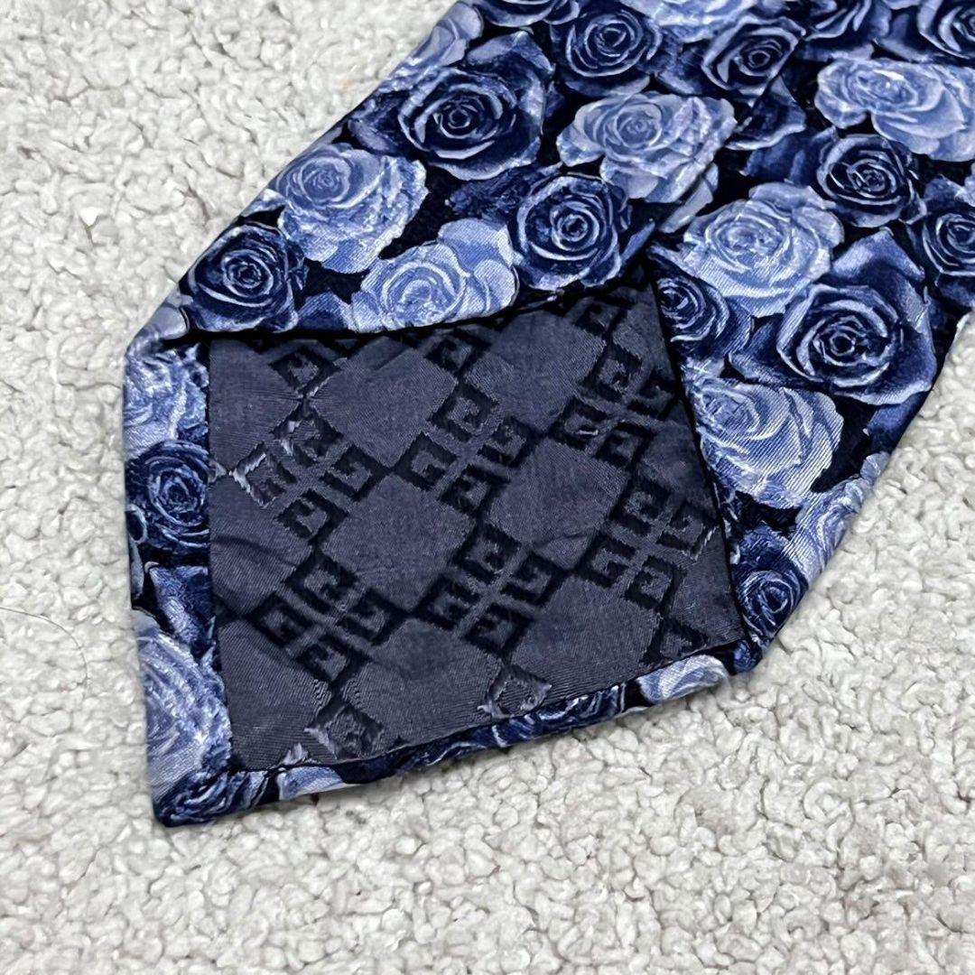 ✨一点物✨GIVENCHY ネクタイ 花柄 総柄 おしゃれ ビジネス 古着
