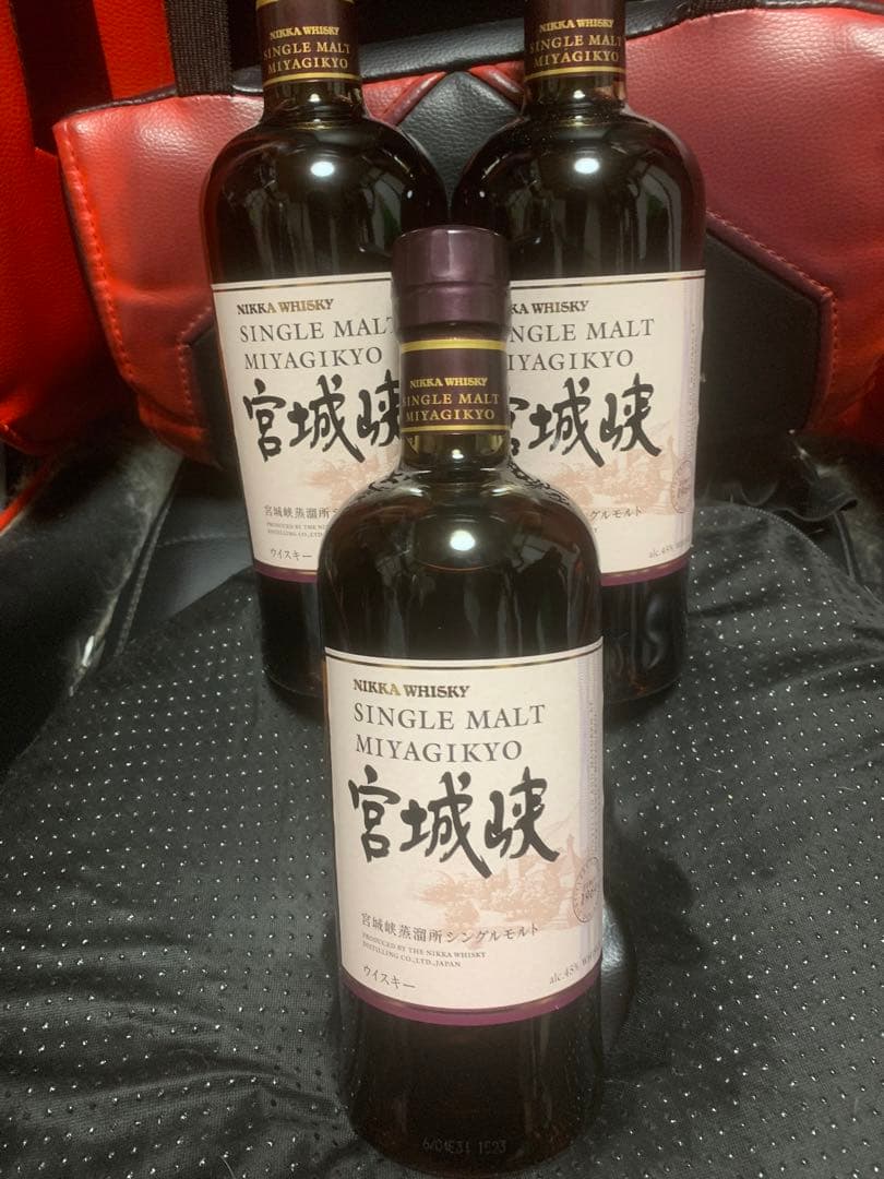 ニッカ ウイスキー シングルモルト宮城峡 700ml 3本セット