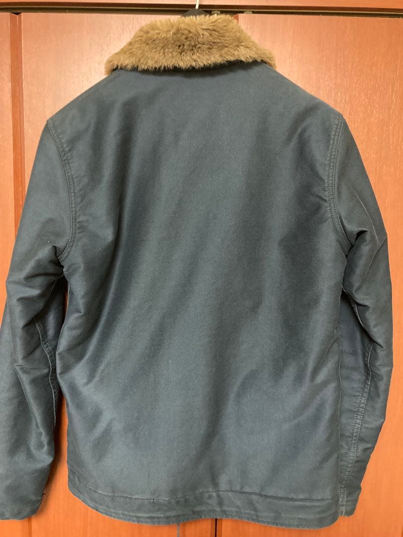 【美品】ALPHA LEE デッキジャケット N-1 ネイビー　L サイズ