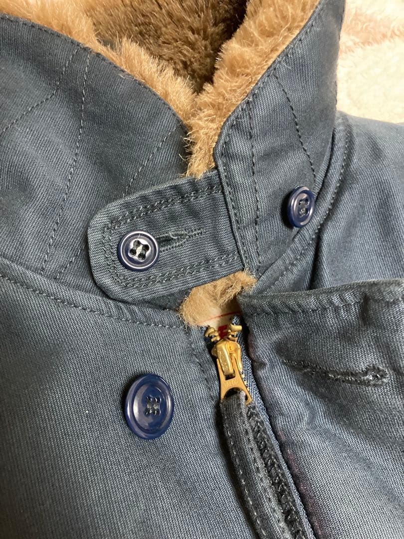 【美品】ALPHA LEE デッキジャケット N-1 ネイビー　L サイズ