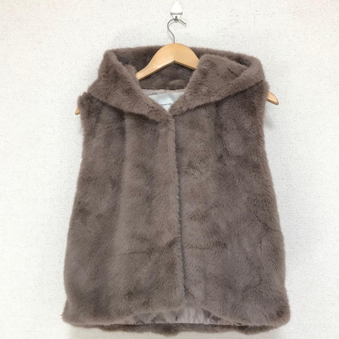 maison celon エコファー　ベスト　フード