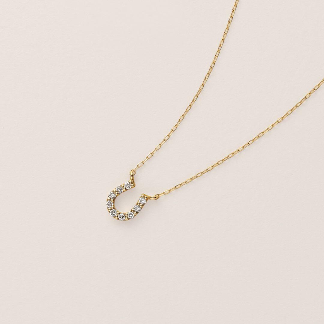 Vendome Aoyama ダイヤモンドネックレス イエローゴールド