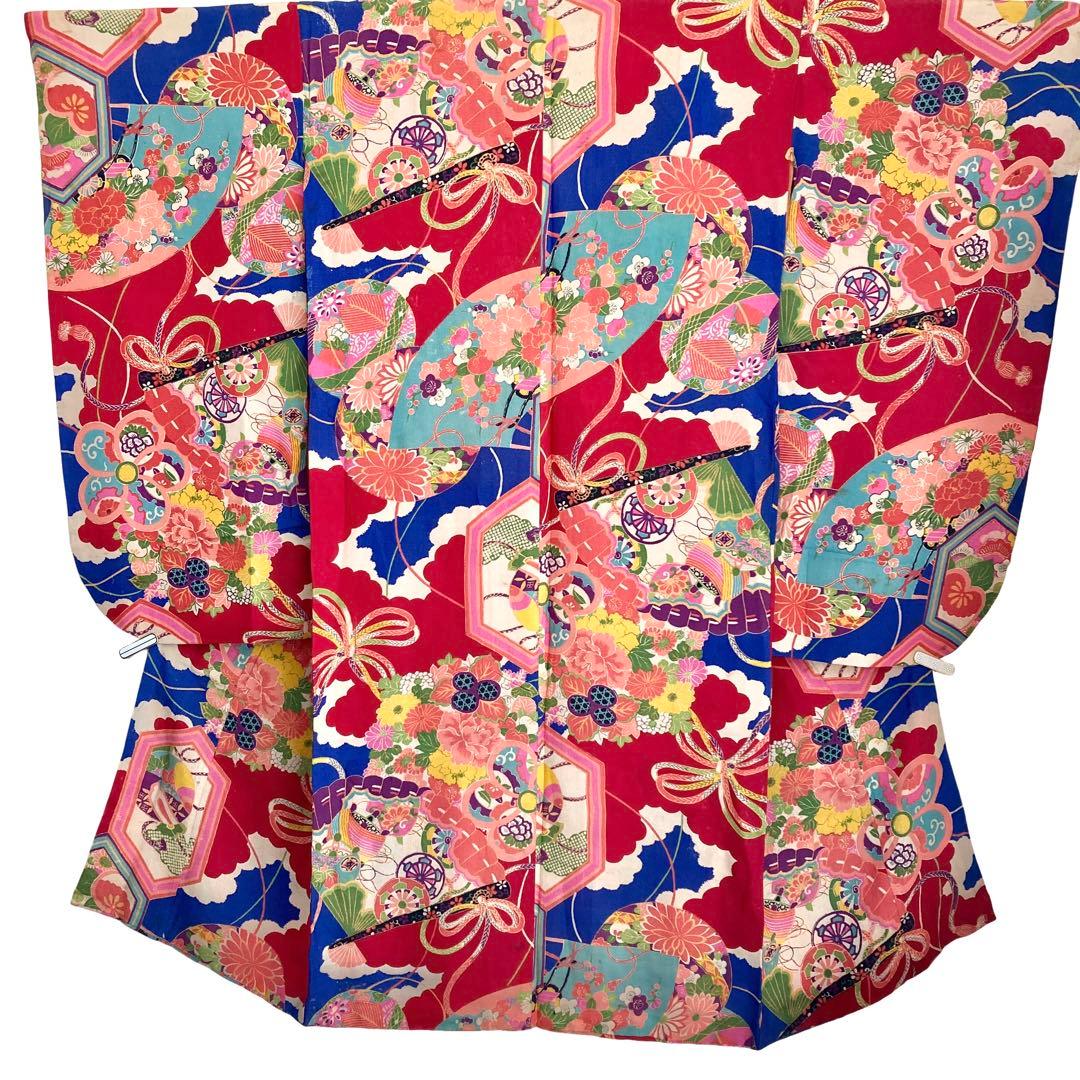 ★ゆうです★アンティーク女の子 子供着物 七五三 アンティーク着物 NO5