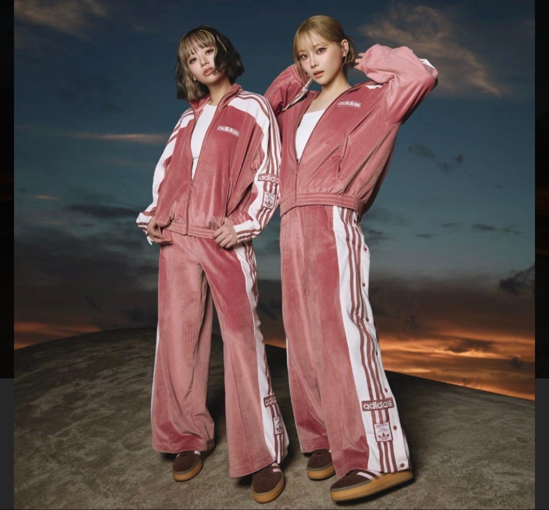 adidas W ADIBREAK VELOUR TT 上のみ