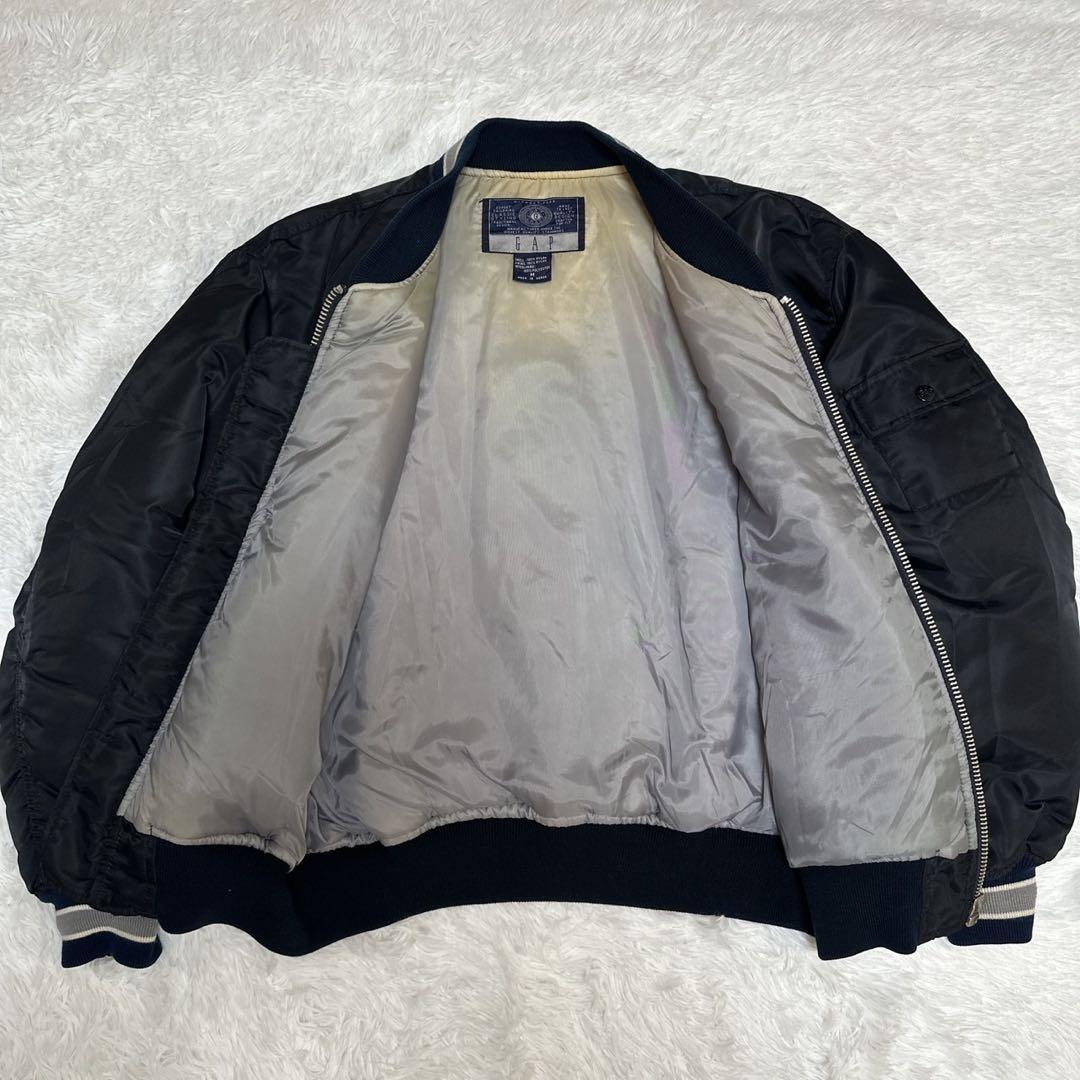 ⭐️極美品　80s OLD GAP オールドギャップ　スタジャン　両面刺繍