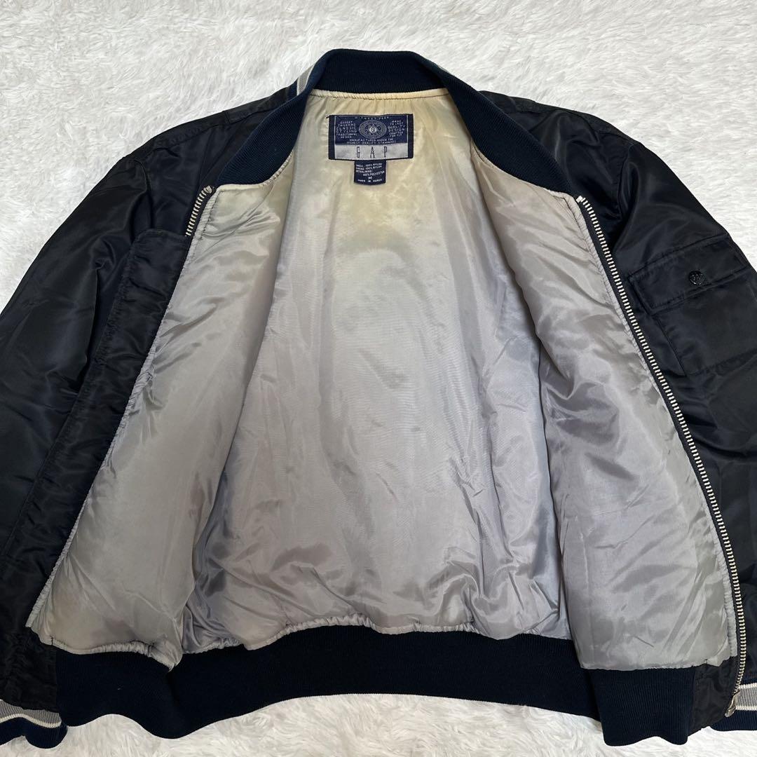 ⭐️極美品　80s OLD GAP オールドギャップ　スタジャン　両面刺繍