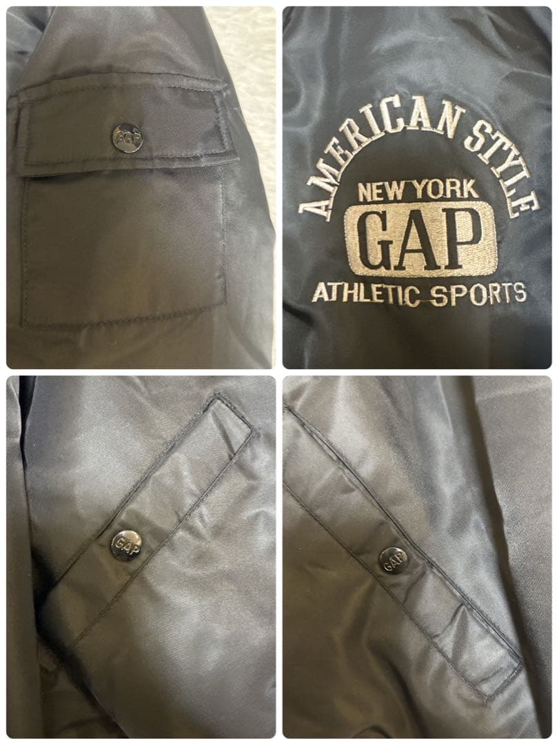 ⭐️極美品　80s OLD GAP オールドギャップ　スタジャン　両面刺繍