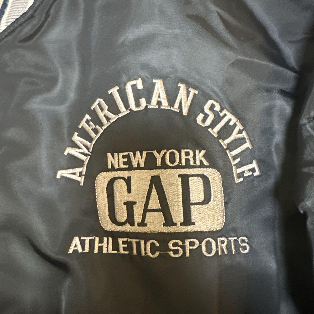 ⭐️極美品　80s OLD GAP オールドギャップ　スタジャン　両面刺繍