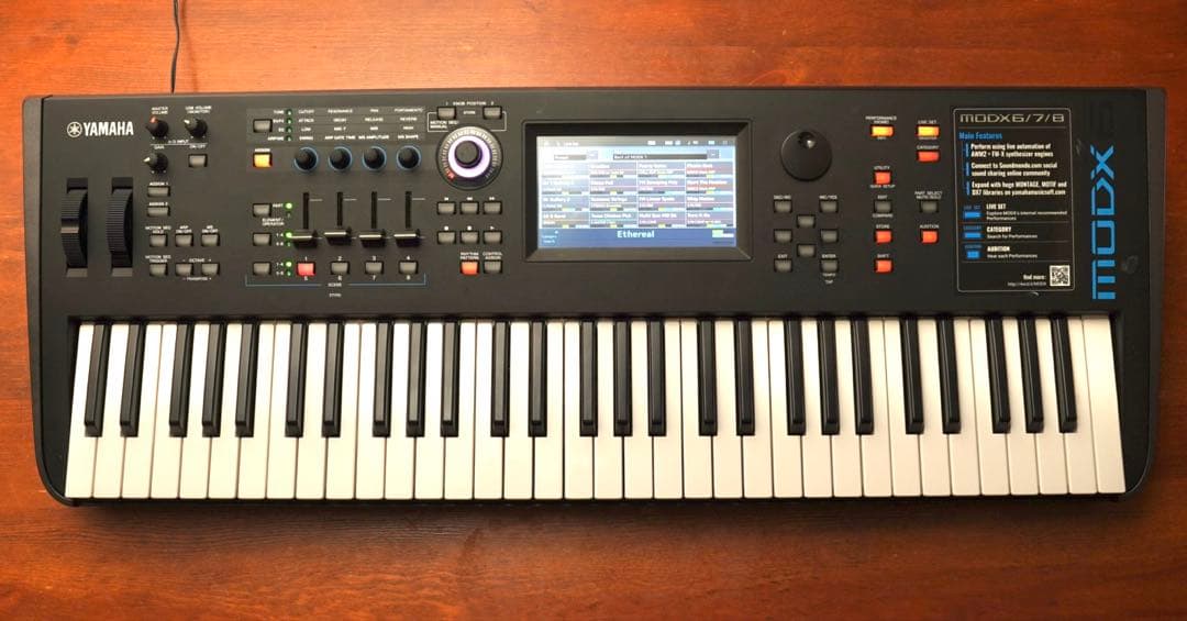 YAMAHA MODX6 純正ケース付き シンセサイザー