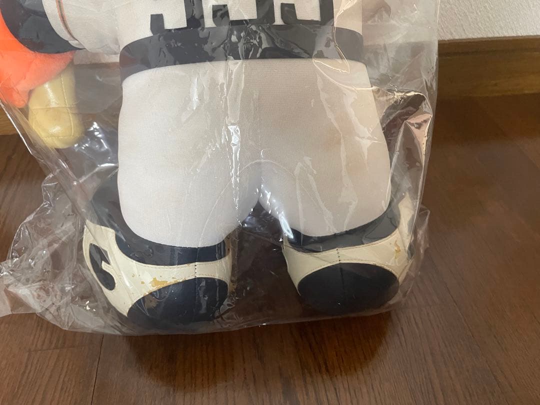 希少　お立ち台で使用されていた応援バットジャビット人形　1999年　おまけ付き