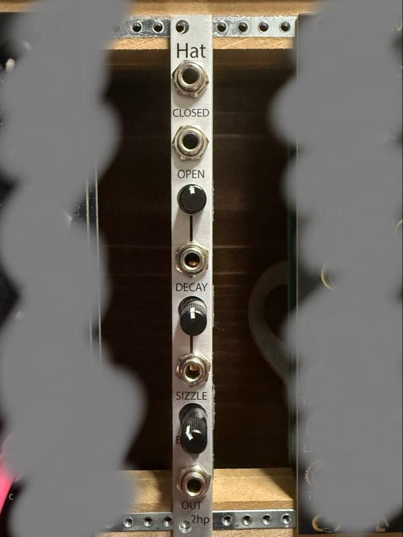 2hp Hat モジュラーシンセサイザー