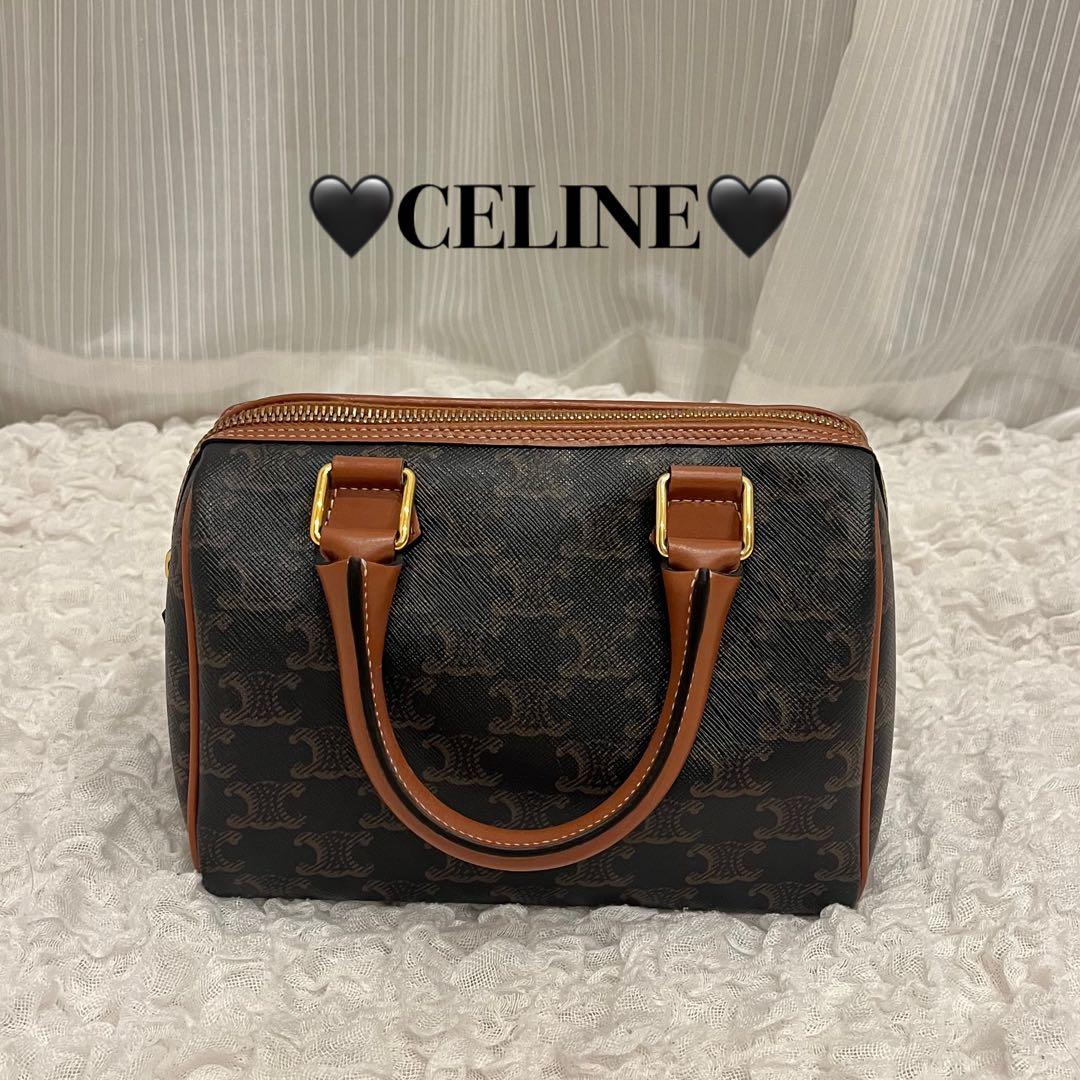 CELINE セリーヌ スモール ボストン トリオンフ バッグ