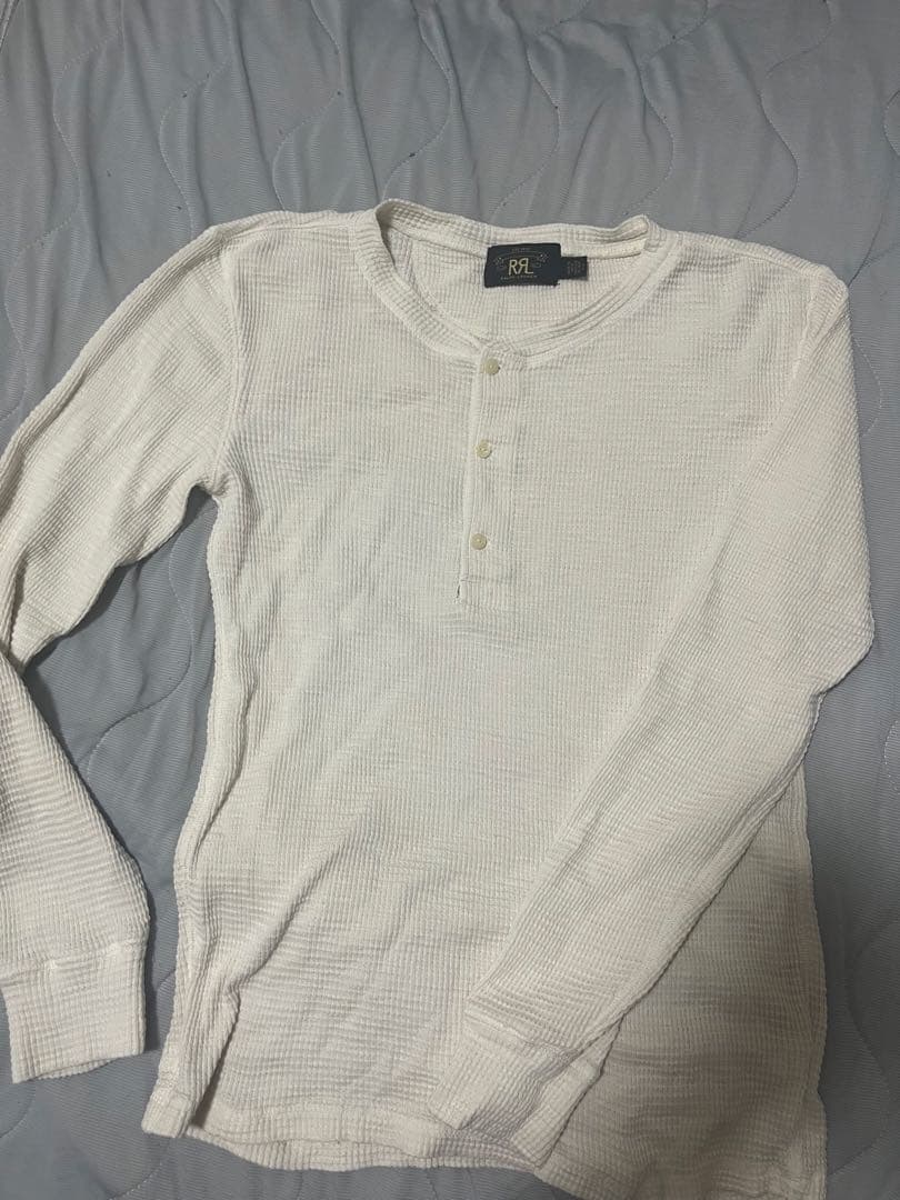 RRL ホワイト 長袖カットソー