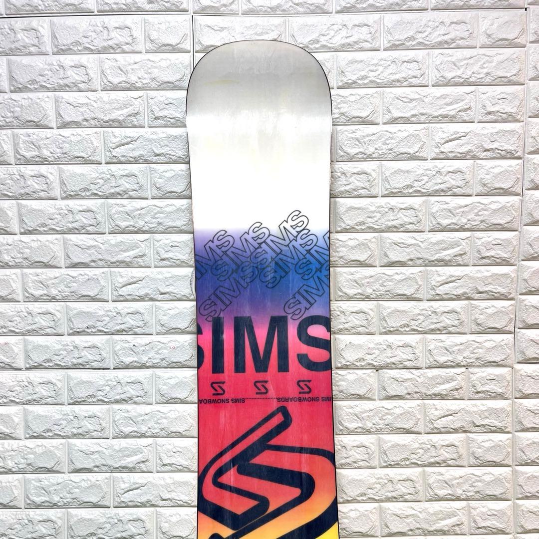スノーボード　SIMS 151 ビンディング　ケース付き　グラフィック