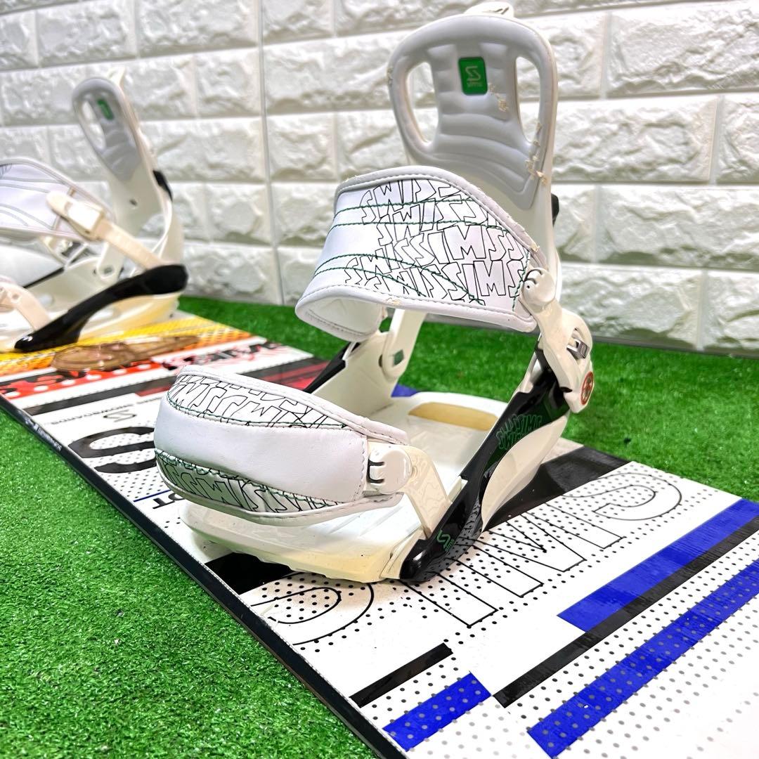 スノーボード　SIMS 151 ビンディング　ケース付き　グラフィック