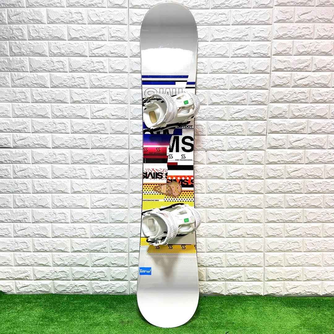 スノーボード　SIMS 151 ビンディング　ケース付き　グラフィック