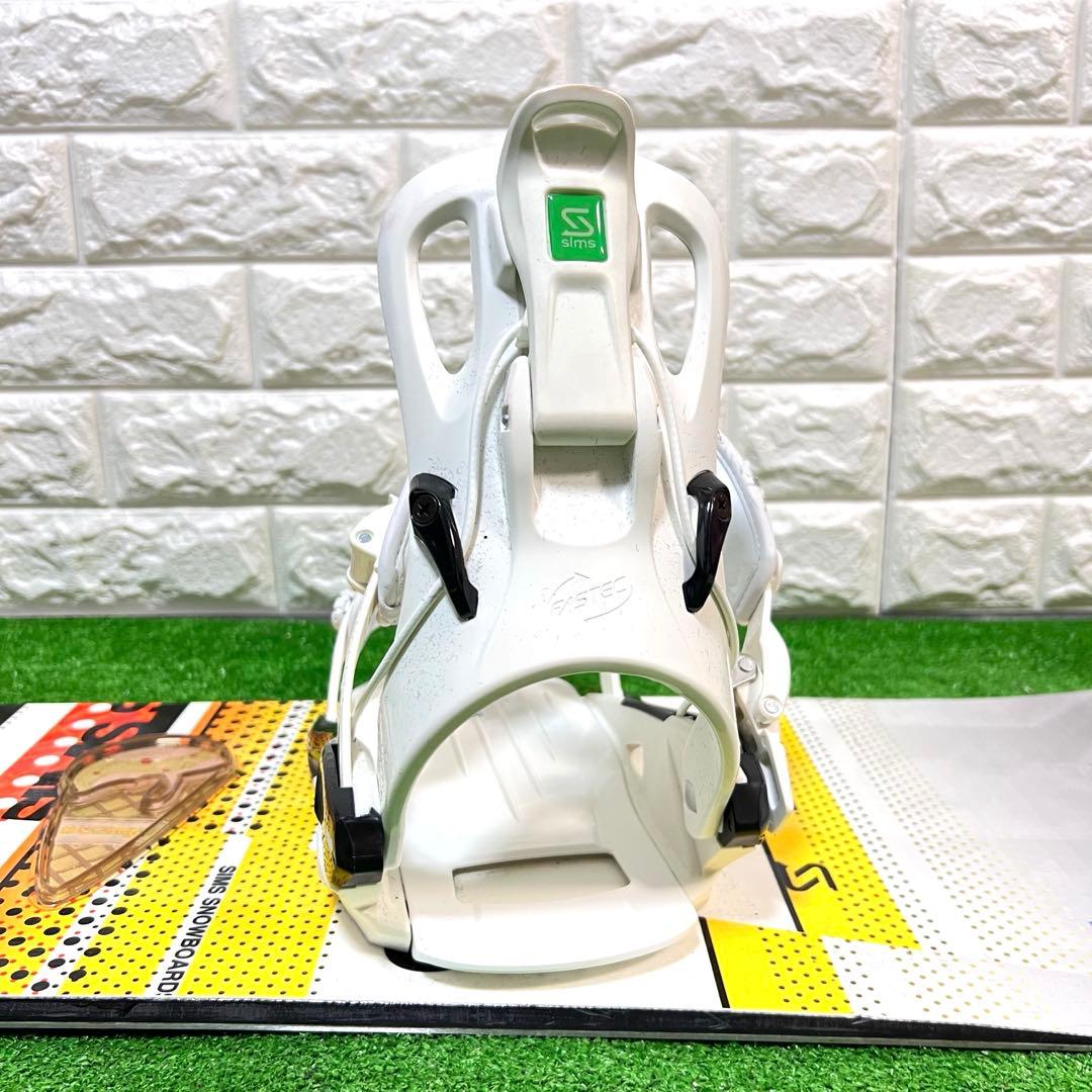 スノーボード　SIMS 151 ビンディング　ケース付き　グラフィック
