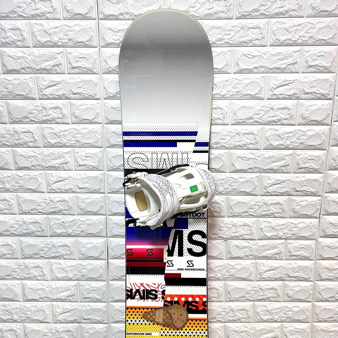 スノーボード　SIMS 151 ビンディング　ケース付き　グラフィック
