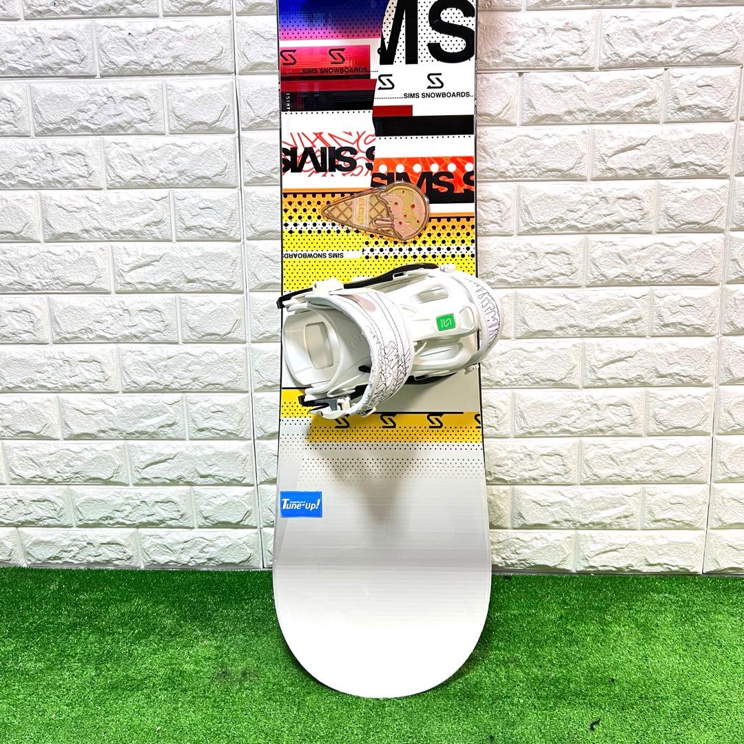 スノーボード　SIMS 151 ビンディング　ケース付き　グラフィック