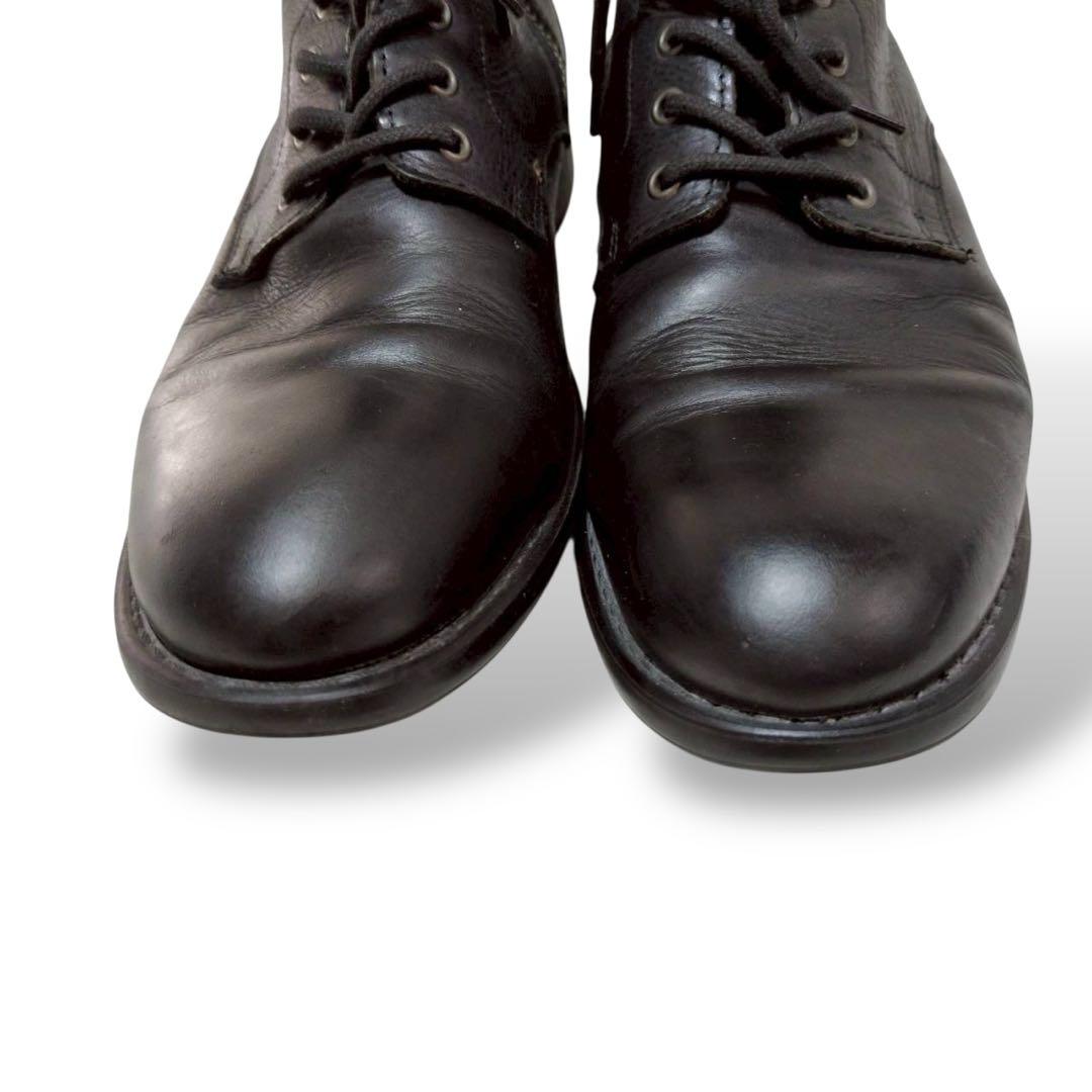 靴 00s archive real leather sidezipboots 26