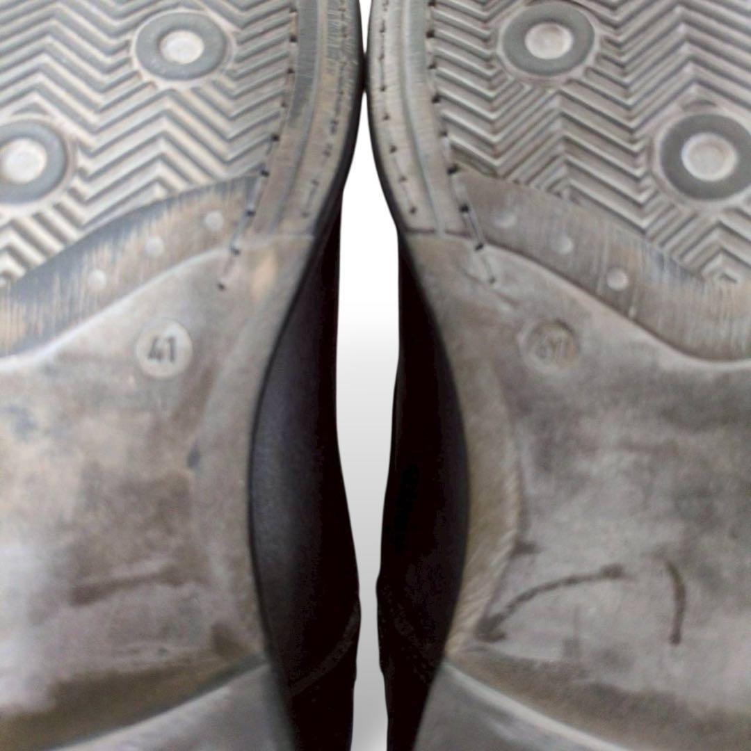 靴 00s archive real leather sidezipboots 26