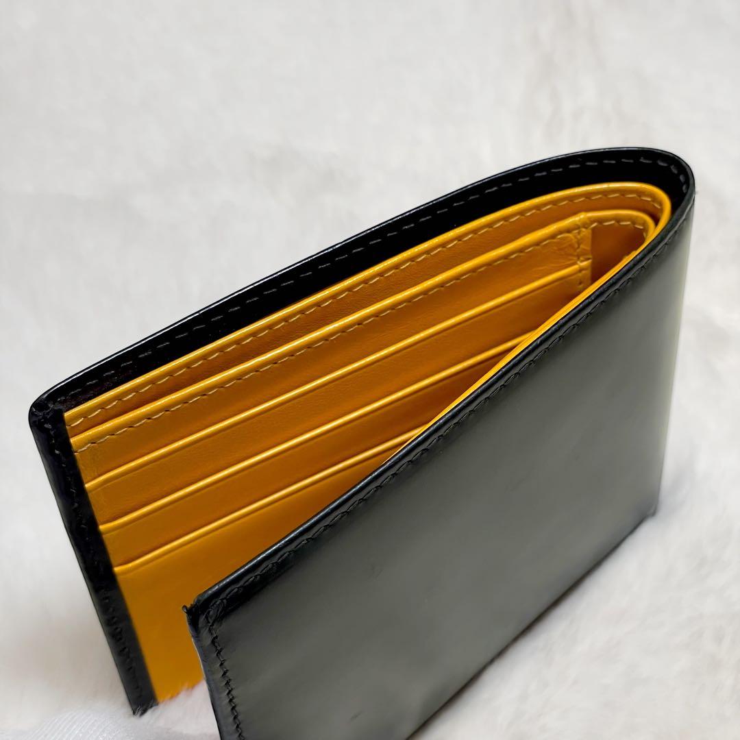 【良品】ETTINGER エッティンガー レザー 財布 ウォレット 二つ折り財布
