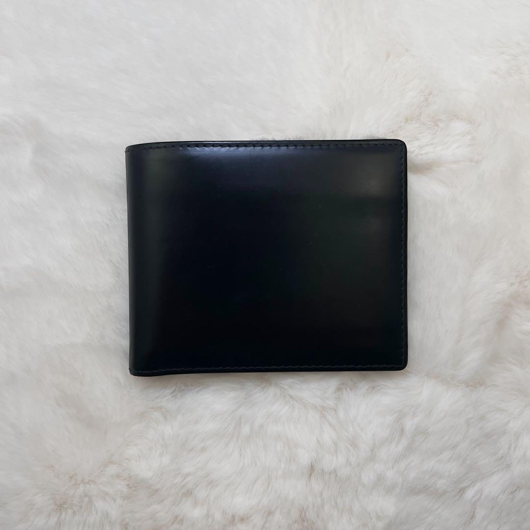 【良品】ETTINGER エッティンガー レザー 財布 ウォレット 二つ折り財布