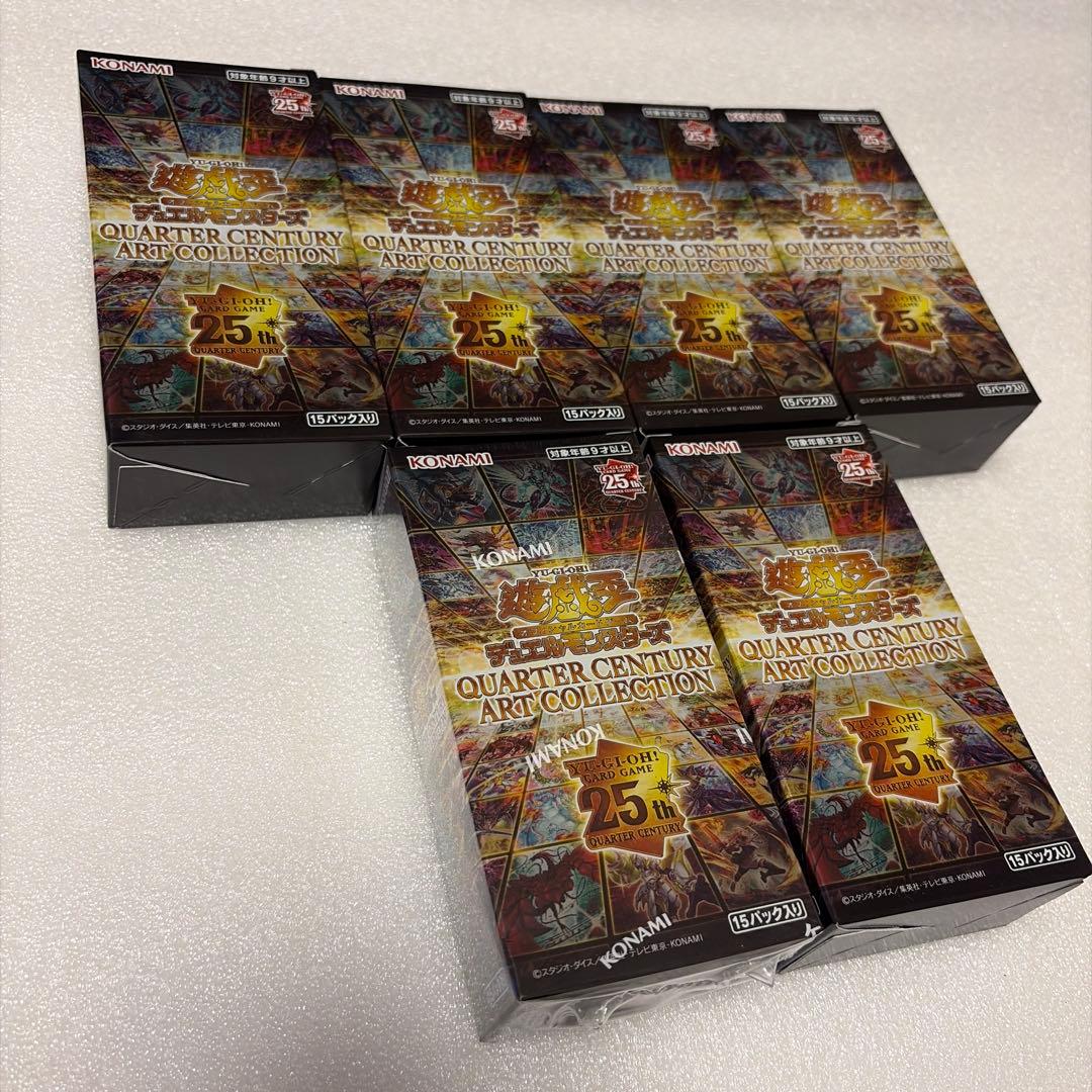 遊戯王　クォーターセンチュリー　アートコレクション　6BOX