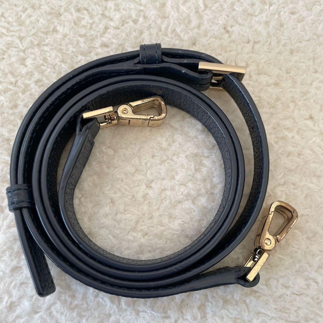 【美品】kate spade トートバッグ ショルダーバッグ 2way ネイビー