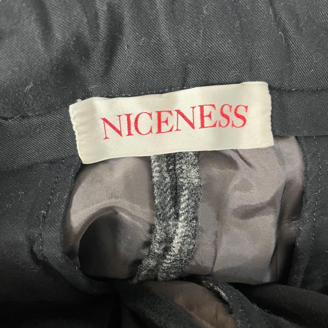 518 Tech系 ステンレス糸混グレンチェック NICENESS PETER