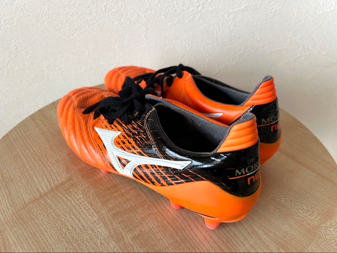 ミズノ モレリアネオ2 25.0cm オレンジ 2017秋冬モデル 限定カラー