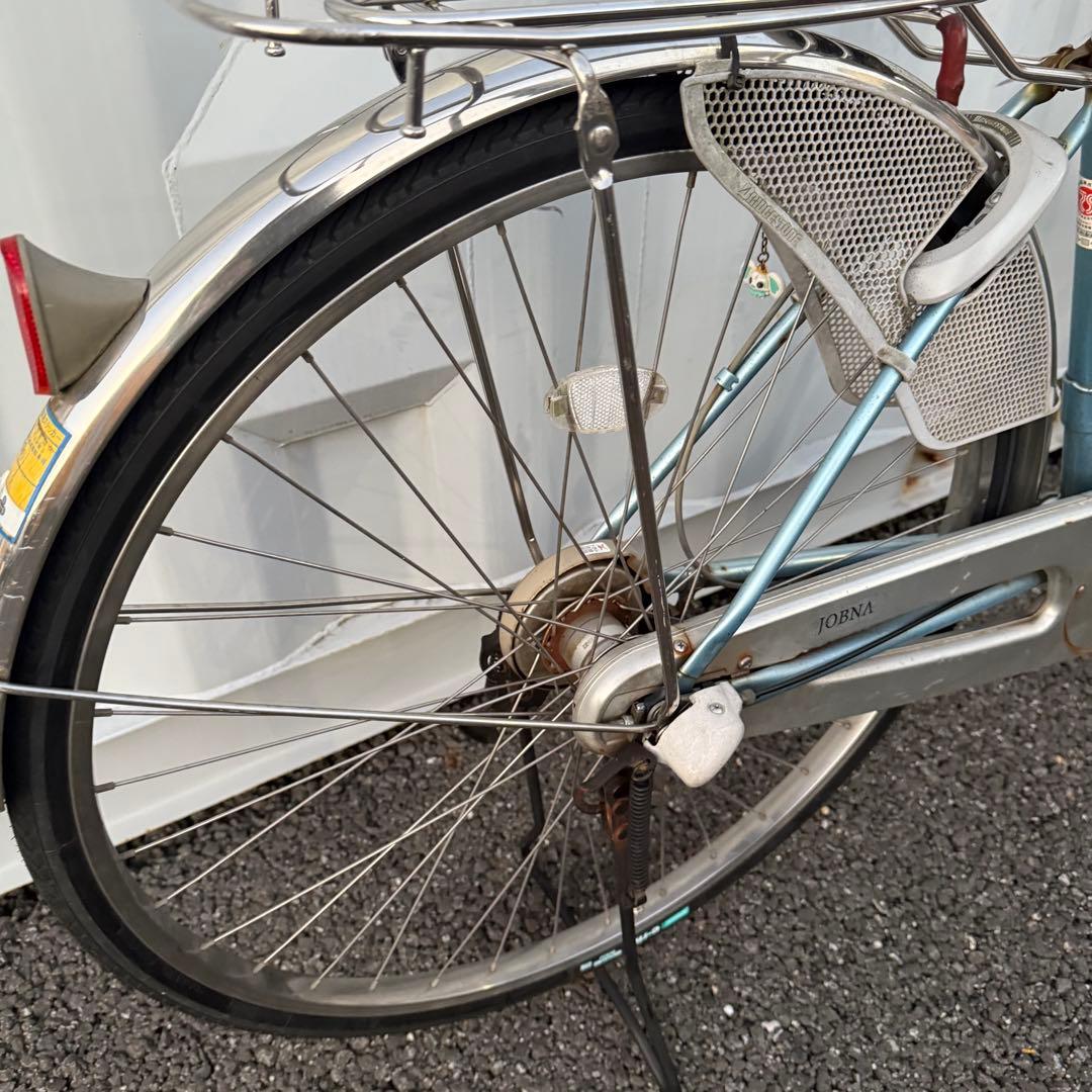 街乗り用自転車 27インチ カゴ/鍵/変速機/オートライト付