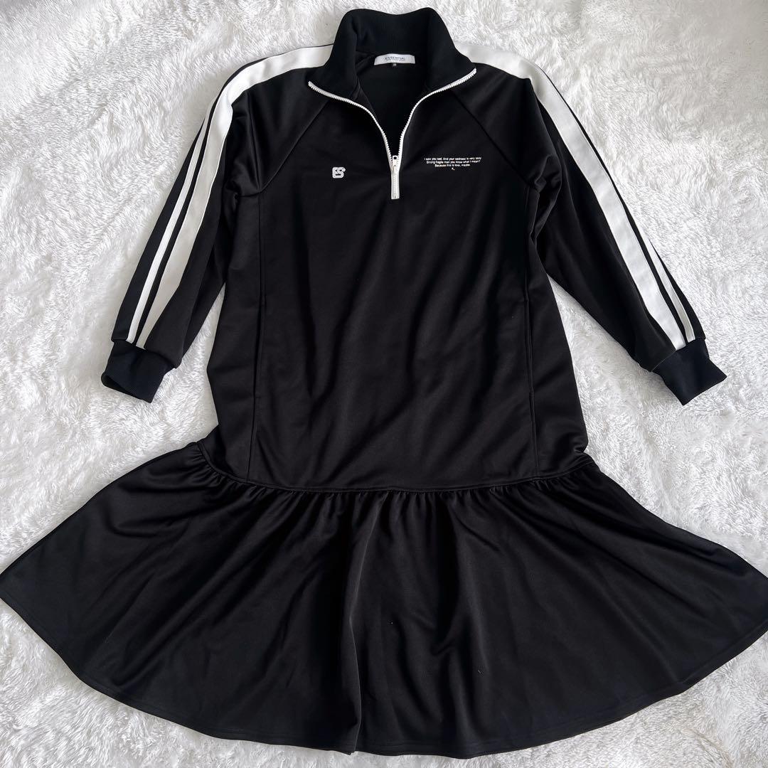 ハーフジップサイドライン　ワンピース/ESSENTIAL M