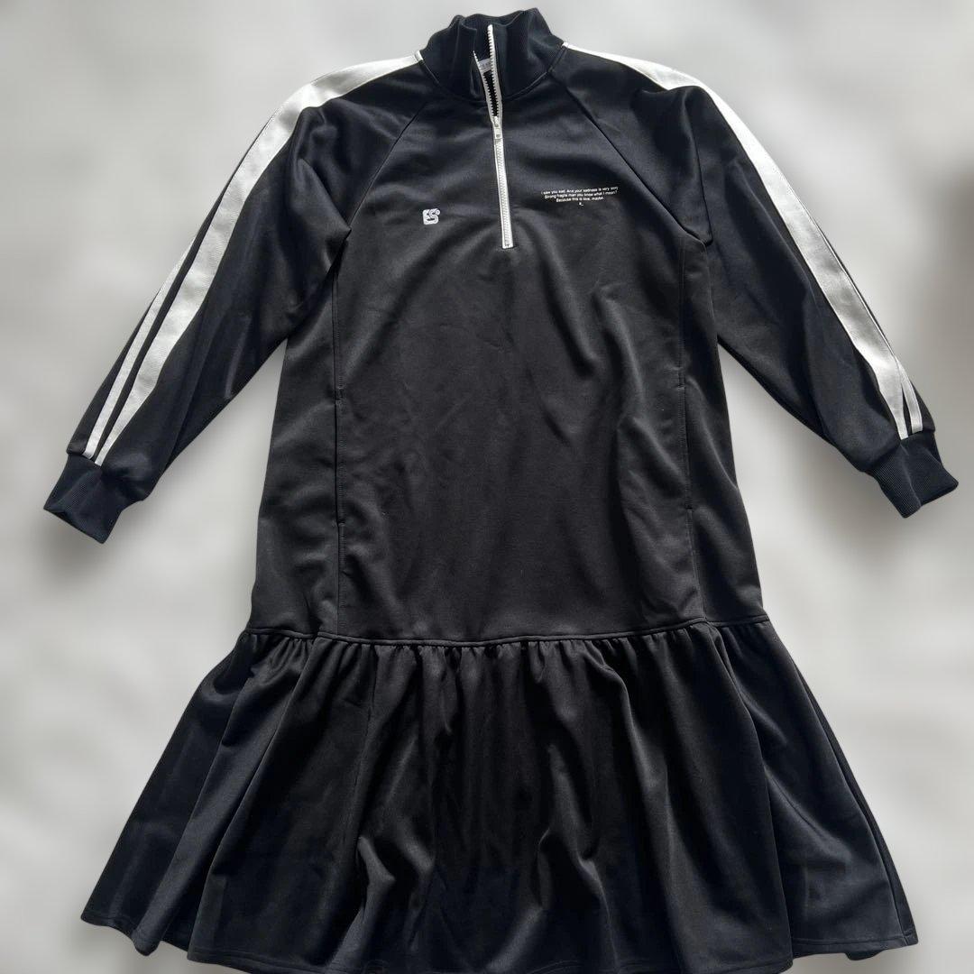 ハーフジップサイドライン　ワンピース/ESSENTIAL M