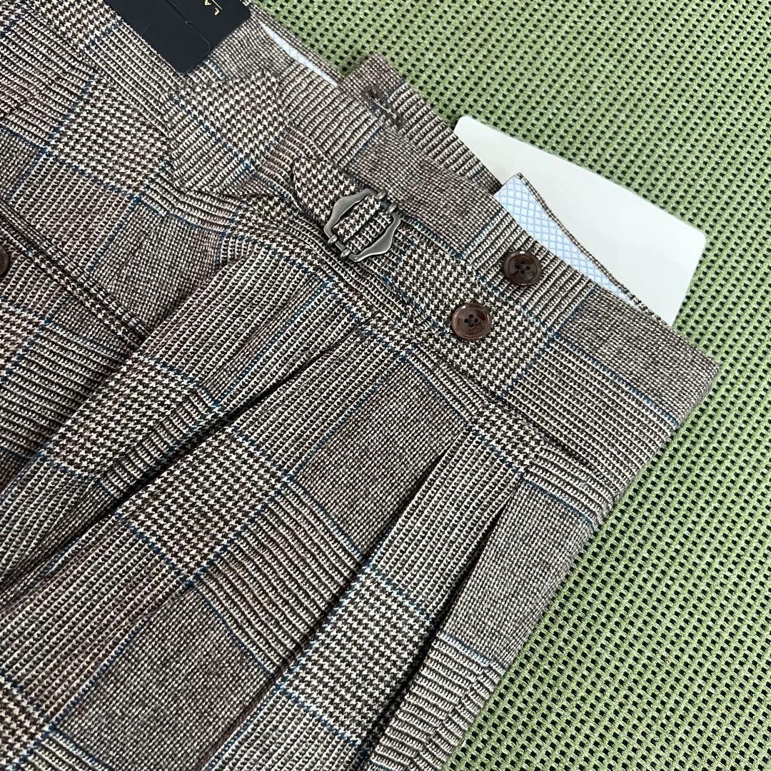 ◉新品未使用　LATORRE ラトーレ　サイドアジャスタースラックス　44