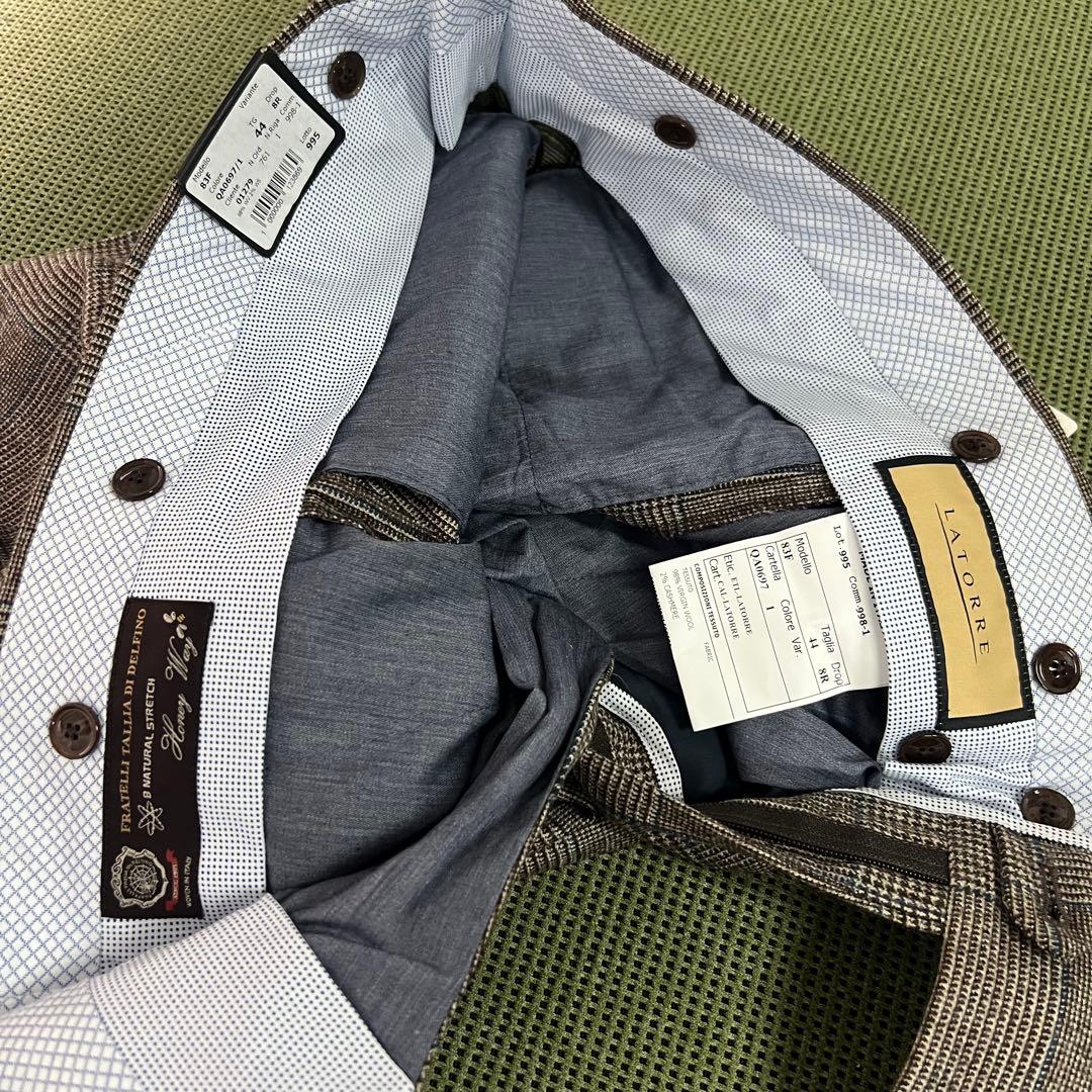 ◉新品未使用　LATORRE ラトーレ　サイドアジャスタースラックス　44