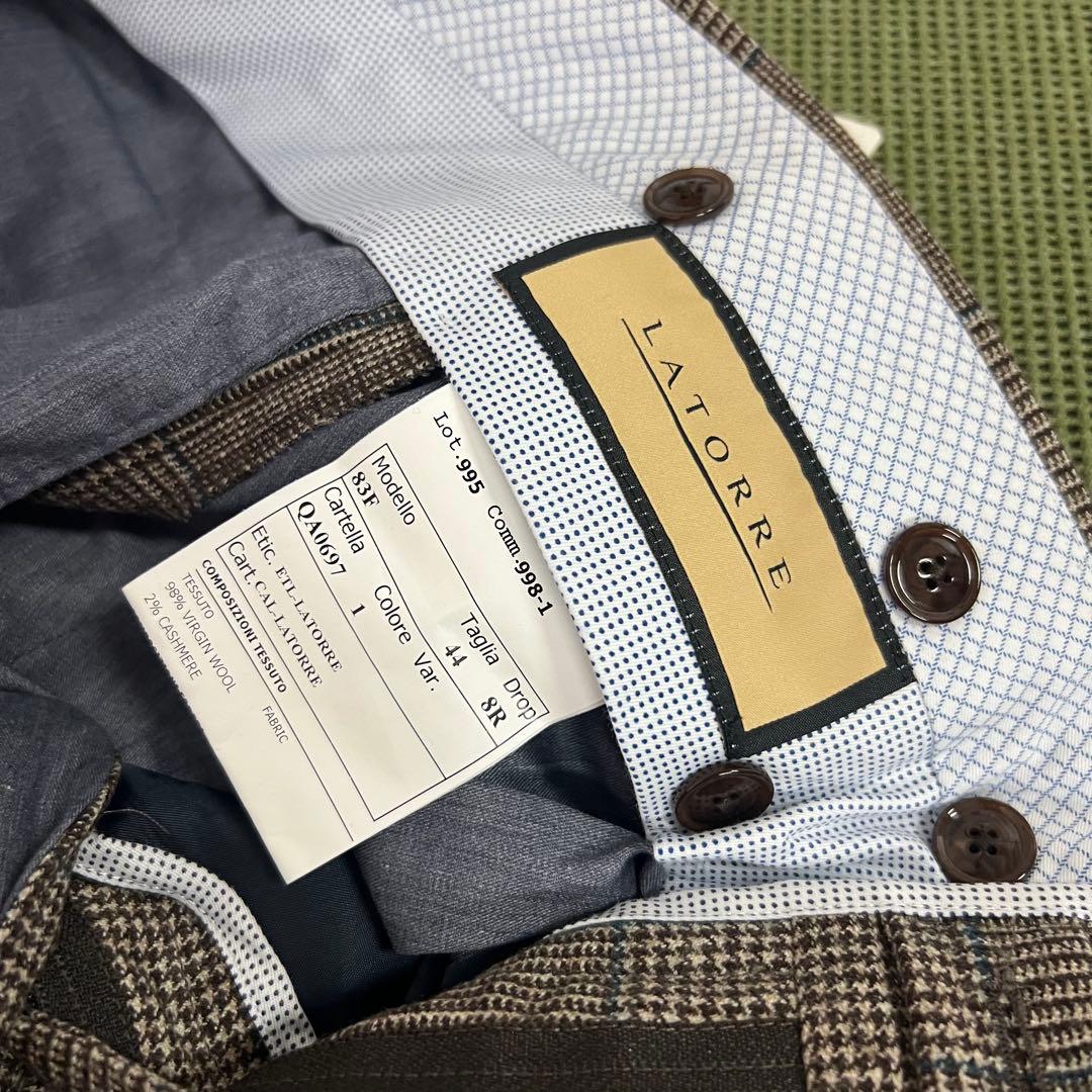 ◉新品未使用　LATORRE ラトーレ　サイドアジャスタースラックス　44