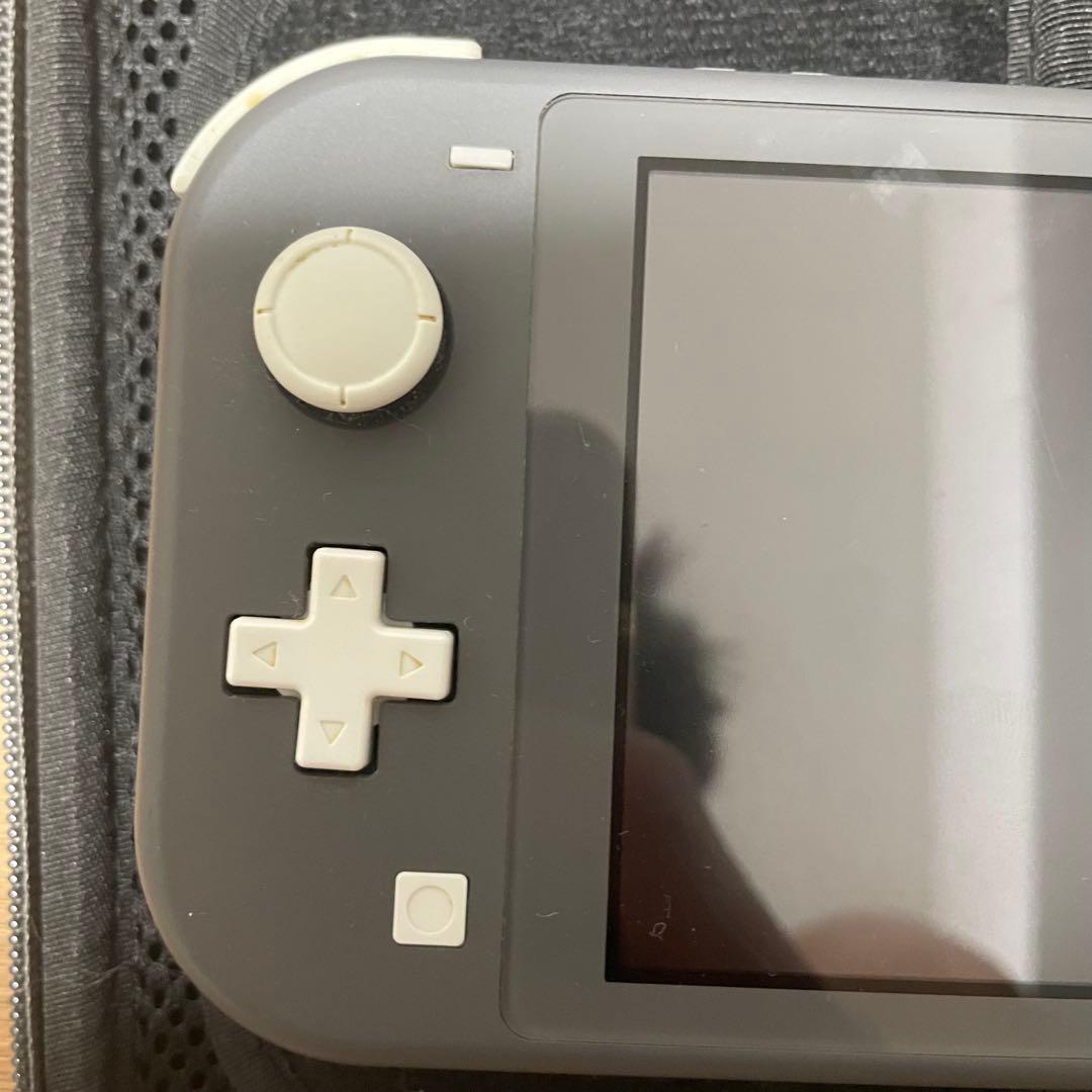 (ジャンク)Nintendo Switch Lite グレー 充電器・ケース付き