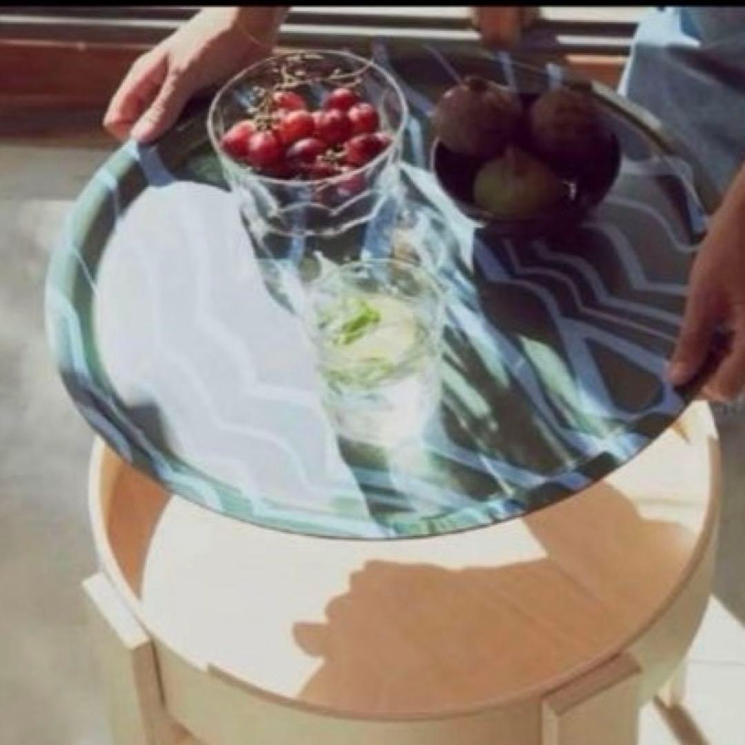 お値下中イケア マリメッコ サイドテーブル　marimekko限定品新品未使用