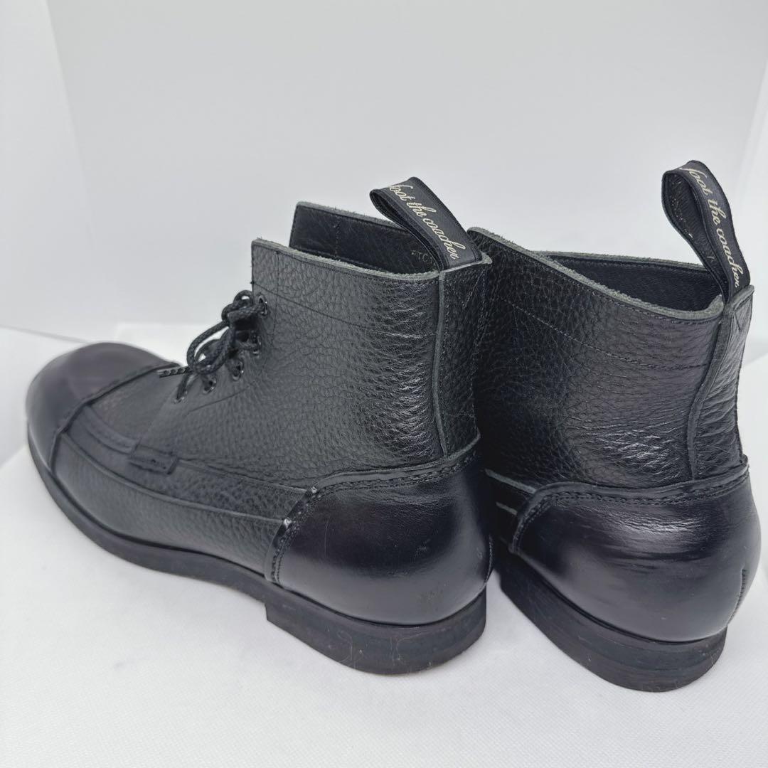 foot the coacher モカシン ワークブーツ 黒 7 26cm