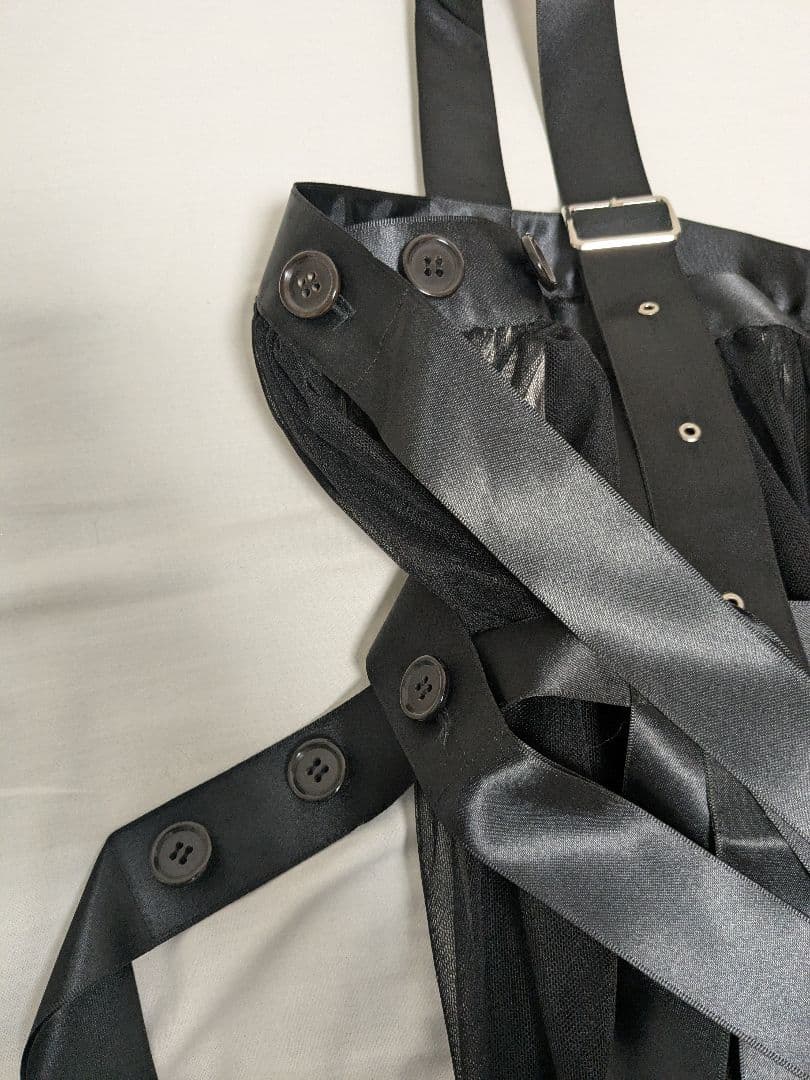 noir kei ninomiya 24aw チュールリボントップス Sサイズ