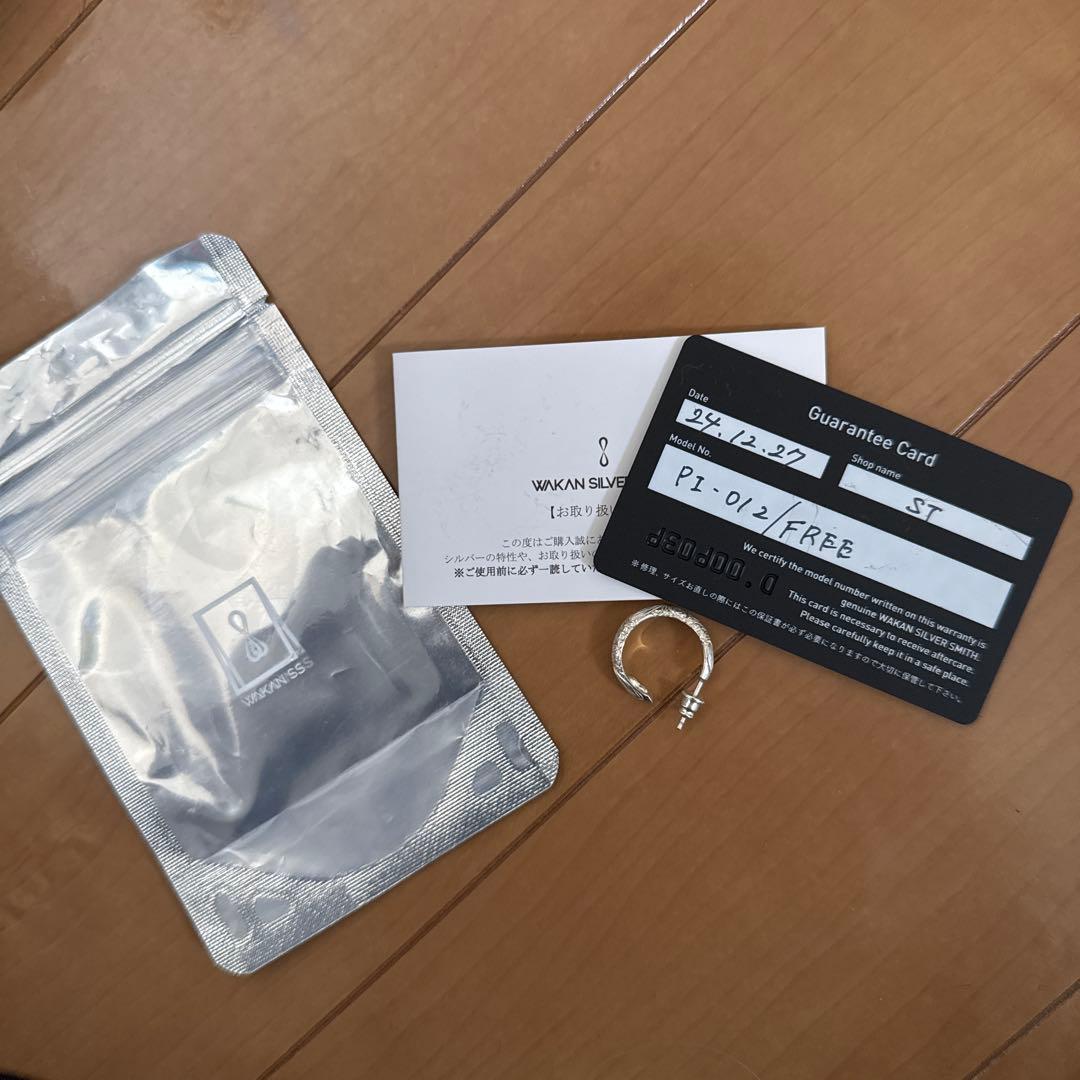 WAKAN SILVER SMITH ピアス　PI-012