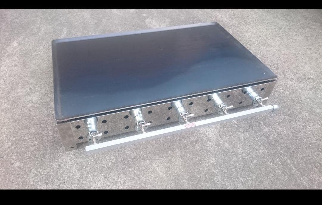 ネット専売品 プレス鉄板焼き 幅900×奥行550 LPガス グリドル