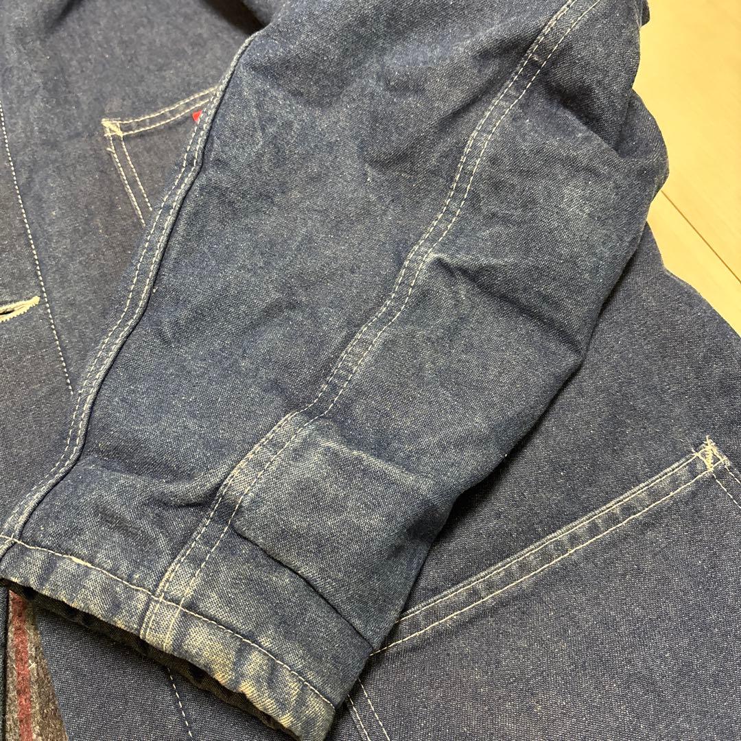 ディッキーズ　デニムカバーオール ブランケット