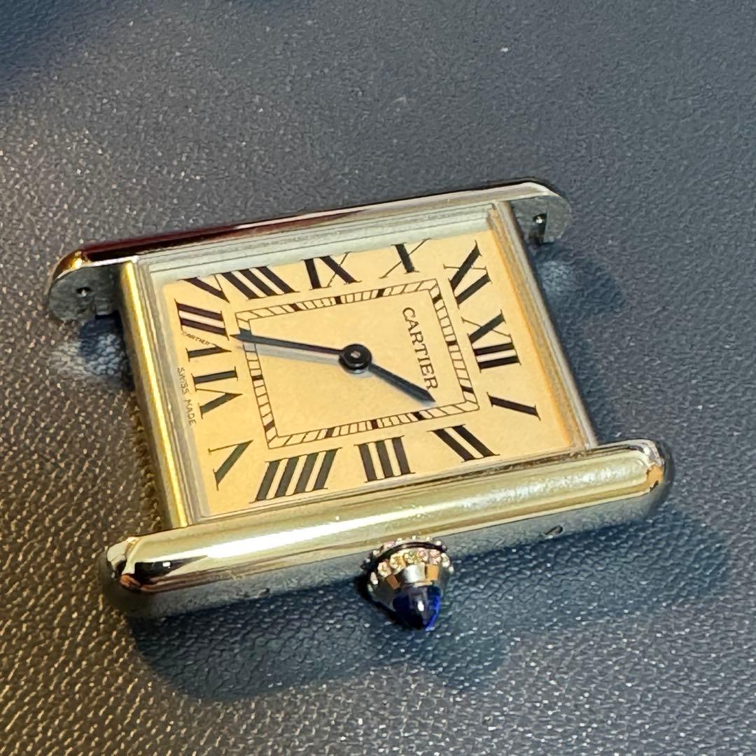 カルティエ　タンクマストLM WSTA0041　社外ブレス付き