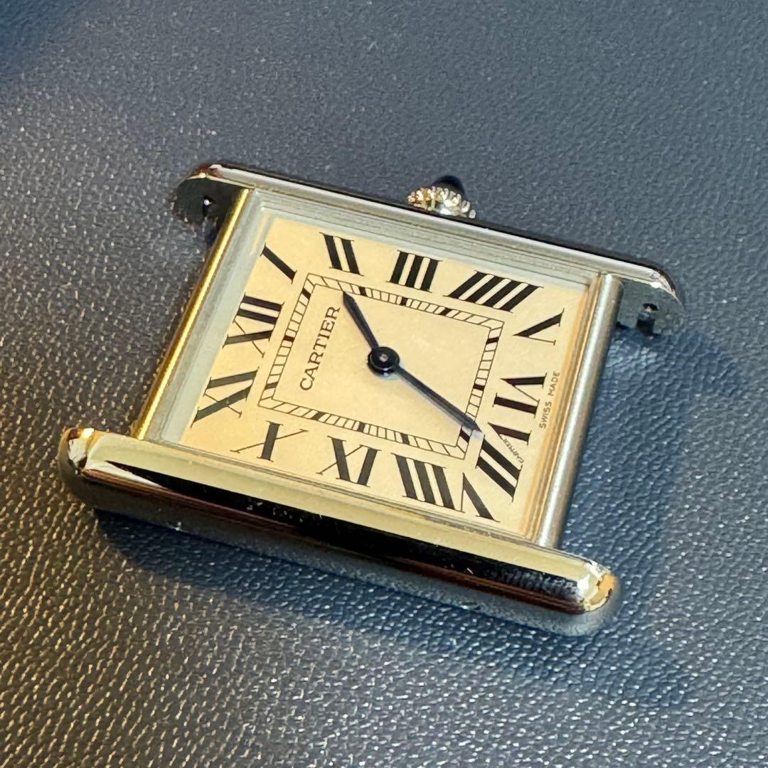 カルティエ　タンクマストLM WSTA0041　社外ブレス付き