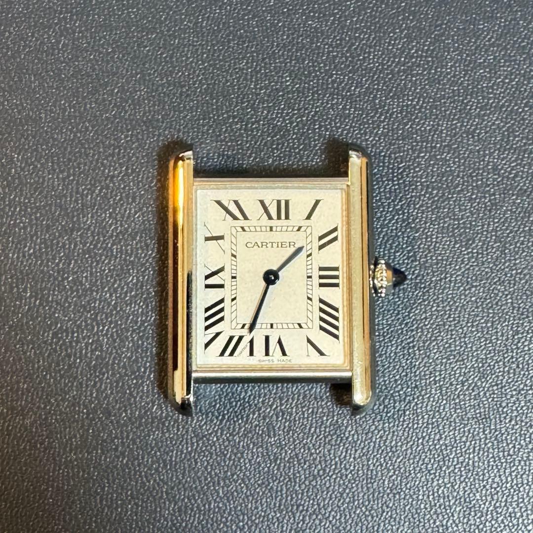 カルティエ　タンクマストLM WSTA0041　社外ブレス付き