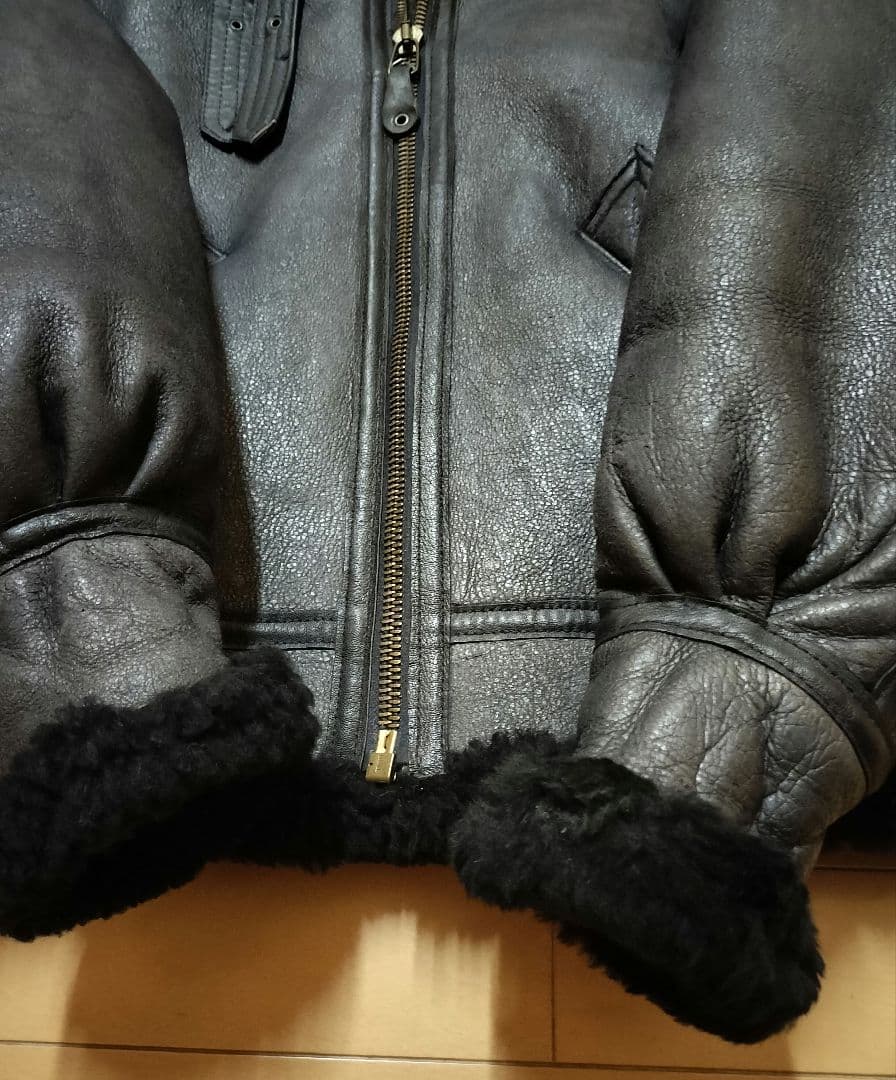 【良品】AVIREX B-3 ブラック アヴィレックス