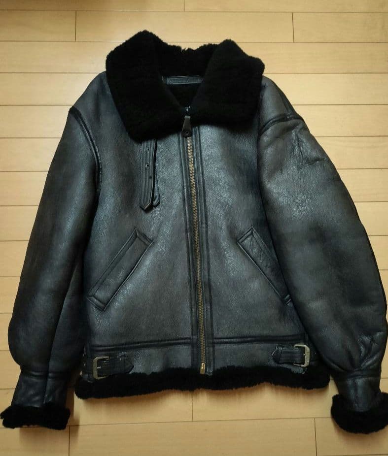 【良品】AVIREX B-3 ブラック アヴィレックス