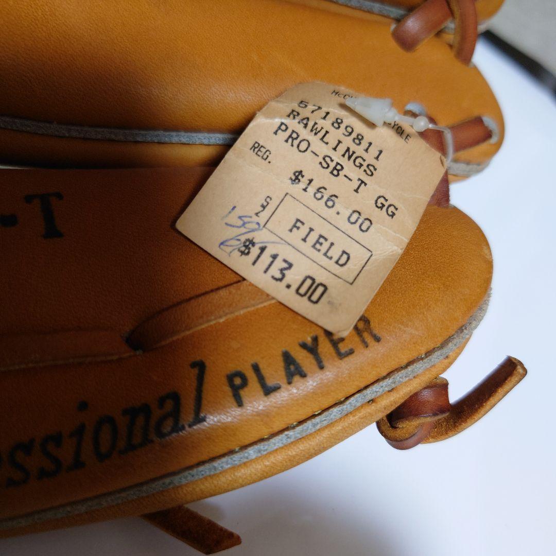 Rawlings Pro ヴィンテージゴールド硬式グローブ 右投げ用